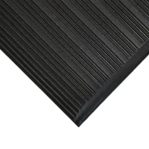 AL01 Orthomat Ribbed Black Corner compressed