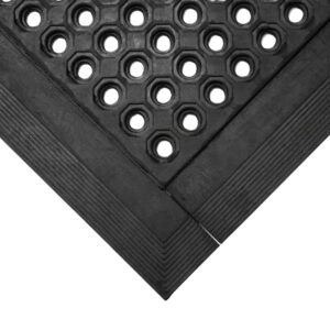 Drainage Top Mat Black Edges Close Up