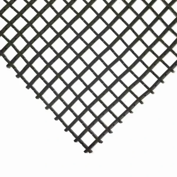 Standard Cross-Ribbed Mat Black Corner