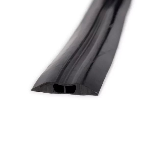 PVC Cable Protector (GP) Black Two Holes