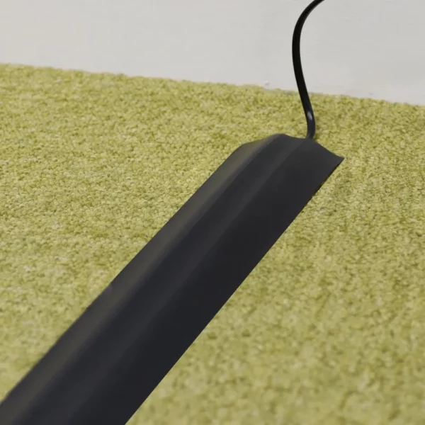 PVC Cable Protector (GP) Black In Use on Carpet