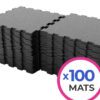 100 Mat Pack|interlocking garage tile mat|garage tile Edging Corner