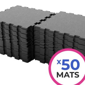 50 Mat Pack of rubber tiles|interlocking garage tile mat|garage tile Edging Corner