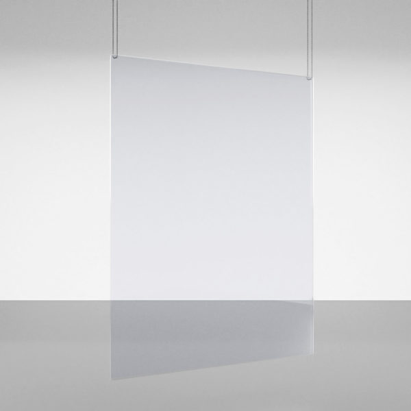 Acrylic hanging screen 900mm x 1200mm