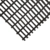 Premium Cross-Ribbed Mat Black Corner