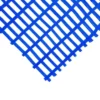 Premium Cross-Ribbed Mat Blue Corner