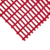 Premium Cross-Ribbed Mat Red Corner