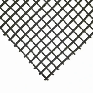 Standard Cross-Ribbed Mat Black Corner