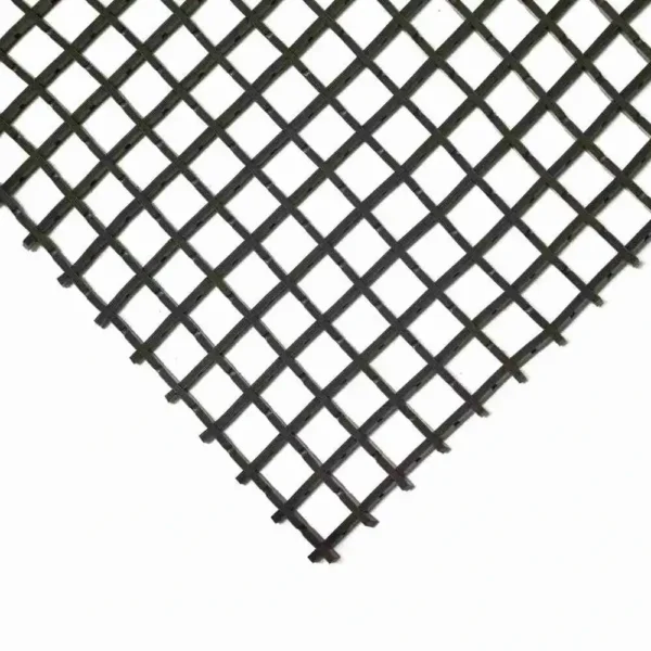 Standard Cross-Ribbed Mat Black Corner