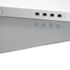 A close-up of an ESD Anti-Static Double Layer Sheet beneath a silver network switch with multiple Ethernet and USB ports, displayed on a reflective grey surface.