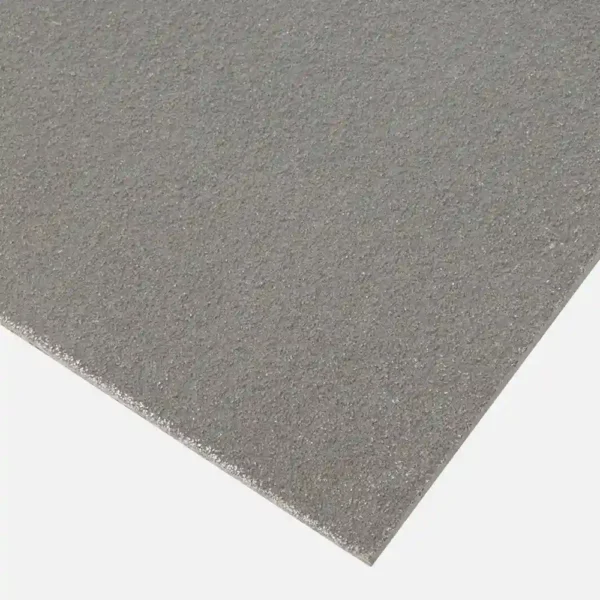 A close-up of the Anti-Slip Flat Sheet, highlighting its textured grey surface and straight edges against a white background.