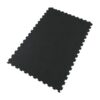 The Heavy-Duty Interlocking Gym Mat is a single black rectangular foam mat with puzzle-like interlocking edges, displayed on a white background.