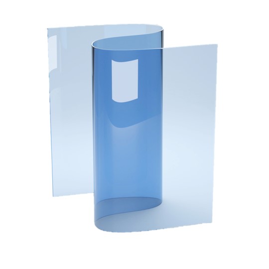 blue pvc sheet