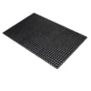 The Roof Walkway Mat is a black rectangular rubber mat featuring evenly spaced circular holes across its surface, displayed on a white background.