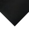 A close-up of Electrical Insulation Matting, black and rectangular with a textured surface, positioned at an angle to display its fine horizontal lines.
