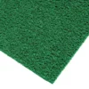 Close-up of the Heavy-Duty PVC Vinyl Roll, featuring a green, textured, curly looped surface pattern on a white background. The mat is made from durable synthetic material.