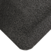 Close-up of the Welding Anti-Fatigue Mat’s textured black rubber surface, featuring detailed grain and a slightly curved corner.