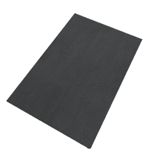 A rectangular, solid dark grey Heavy-Duty Gym Mat is displayed on a white background.