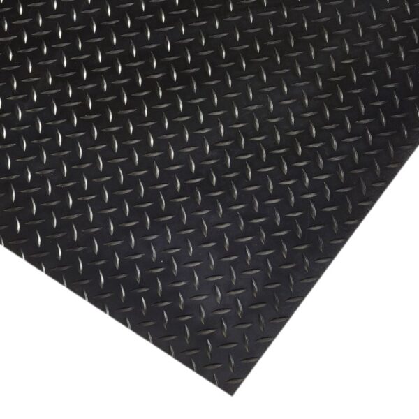 checker plate rubber matting top down view|checker plate rubber matting|checker plate rubber matting in use in a van