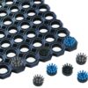 octoguard entrance mats with insert brushes|black insert brushes for an octoguard entrance mat|blue insert brushes for an octoguard entrance mat|insert brushes for an octoguard entrance mat|Octagonal Ring Mat Brushes
