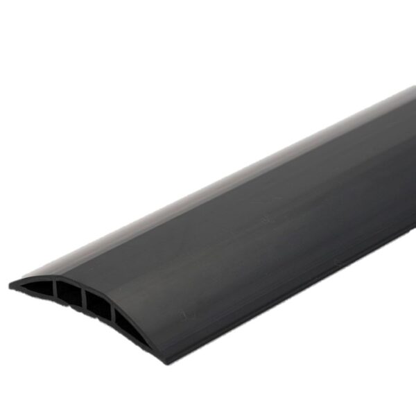 pvc cable protector in black 12mm