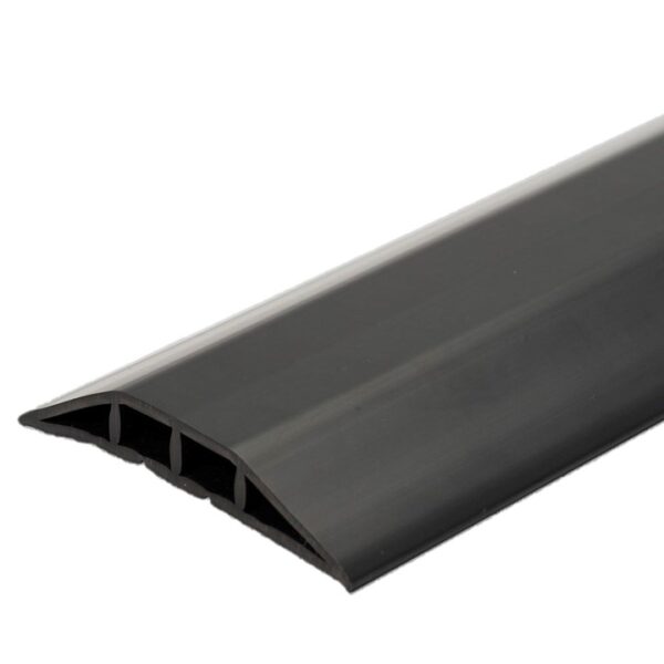 pvc cable protector in black 17mm