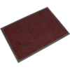 The High-Performance Entrance Mat is a rectangular, dark red doormat with a black border, shown on a white background.