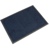 The High-Performance Entrance Mat, featuring a rectangular blue design with a black non-slip border, is displayed on a white background.