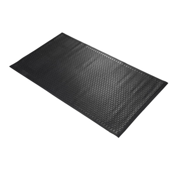 The Scraper Entrance Mat, featuring a large rectangular shape and black textured non-slip rubber surface, is displayed on a white background.