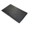 The Diamond Welding Mat, a rectangular black mat with slightly rounded corners and a textured surface, is shown on a white background. It appears soft and cushioned for anti-fatigue support.