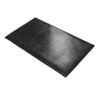 The Comfort Plus Anti-Fatigue Mat is a black rectangular mat with a diamond plate texture and slightly bevelled edges, shown against a white background.