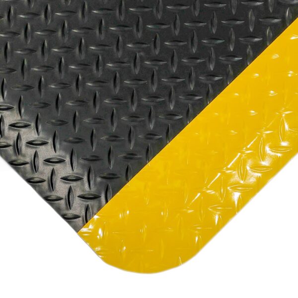 Premium Anti-Fatigue Mat Black and Yellow Corner|Premium Anti-Fatigue Mat Black Corner|Premium Anti-Fatigue Mat Black Full Mat|Premium Anti-Fatigue Mat Black and Yellow Full Mat|tinywow DP01 08 Deckplate Safety industrial 67393381|tinywow DP01 18 Deckplate Safety industrial 67393523|DP01 Deckplate profile|tough anti fatigue mat with a yellow strip|anti-fatigue mat tough|tough anti fatigue mat close up|tough anti fatigue mat with yellow sides close up|Premium Anti-Fatigue Mat Black|Premium Anti-Fatigue Mat Black and Yellow Corner|Premium Anti-Fatigue Mat Black and Yellow Full Mat