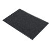 The Ribbed Doormat is a rectangular dark grey mat with a textured surface and black border, displayed on a white background.