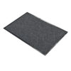 A Ribbed Doormat in rectangular grey with a textured surface and black border, shown against a white background.