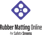 A purple diamond shape with four white circles and a small central dot, resembling a film reel, above black text that is mostly illegible.