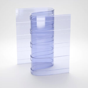 PVC Strip 2nds Stock - Ribbed
